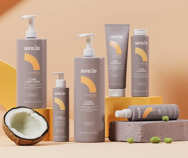 Illumyna Care Curl Spray 200ml by Sensus - Σπρέι Φροντίδας και Αναζωογόνησης για Σγουρά και Σπαστά Μαλλιά 2