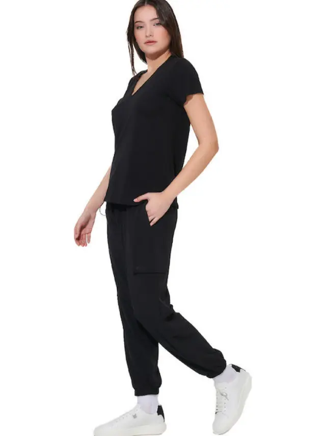 Body Action Γυναικείο V-Neck T-Shirt 051627-01 - XL 3