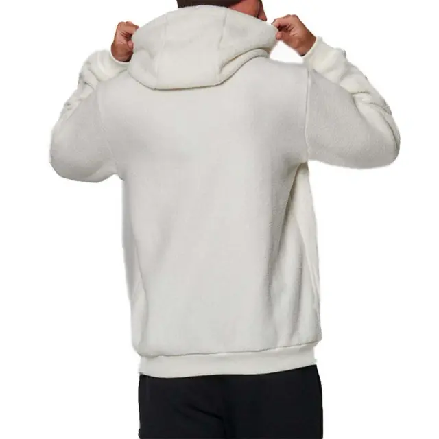 Body Action Men's Sherpa Fleece Hoodie Άσπρο 063516-05A (Body Action) 2