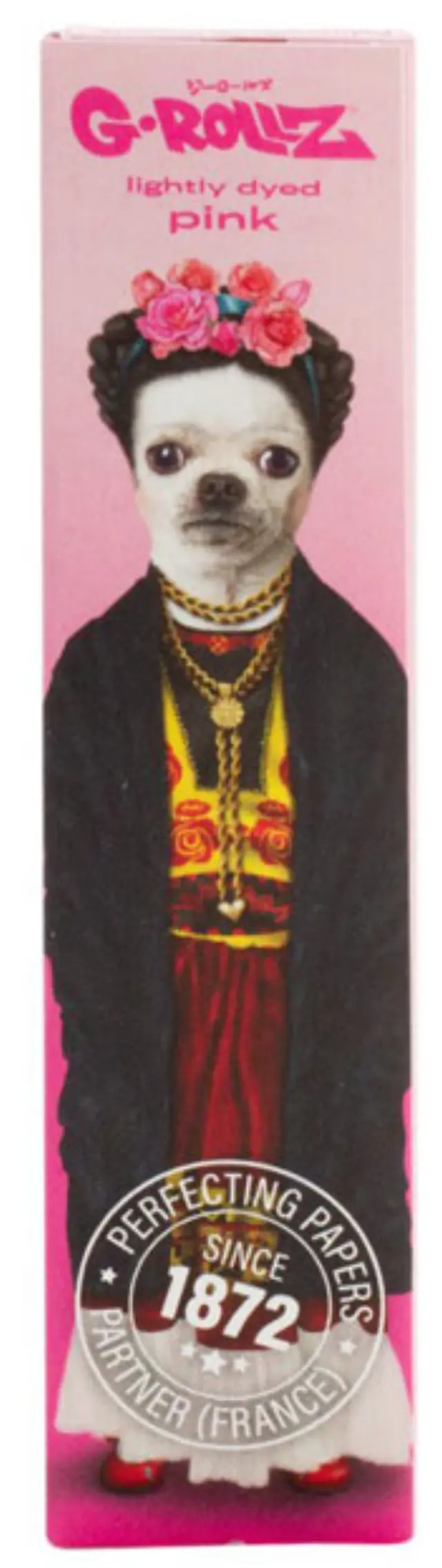 G-Rollz Χαρτάκια Pink (Pets Rozk Mexico) - King Size Slim 50φ. 2