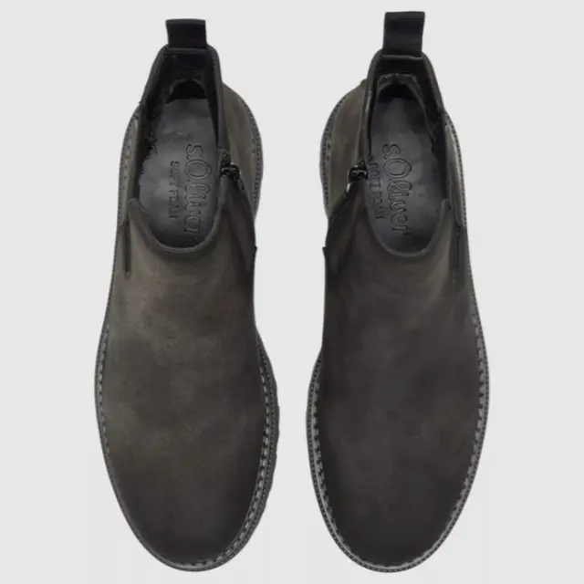 Ανδρικά Μποτάκια s.Oliver 2183501.9999 Μαύρο Suede Μαύρο S. Oliver - 42 3