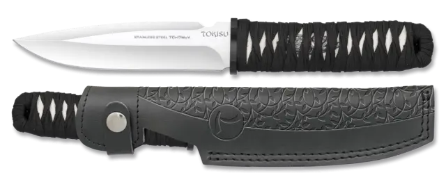 ΜΑΧΑΙΡΙ TOKISU knife. Leather sheath. Blade 15,3cm