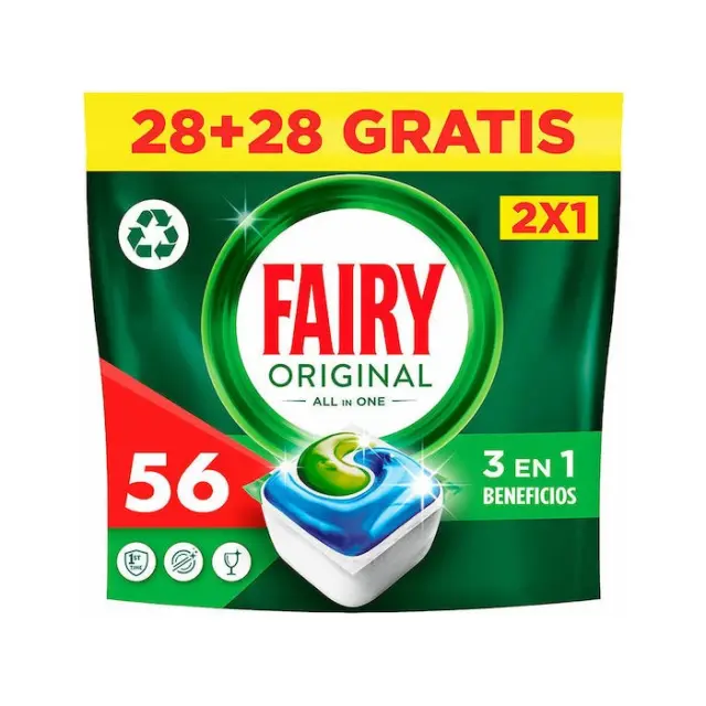 Fairy All In One 56 Κάψουλες Πλυντηρίου Πιάτων
