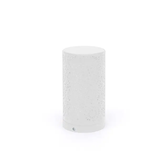 MegaLight Firelamp LED White 183622 - Επιτραπέζιο Φωτιστικό με Οπτικά Στοιχεία Φωτιάς, Συμπεριλαμβανομένου Καλωδίου USB Opal White