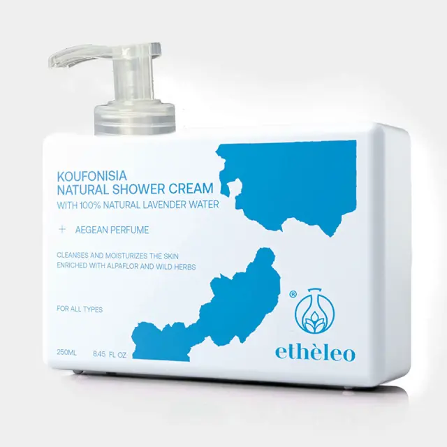 Etheleo Koufonisia Natural Body Shower Cream 250ml