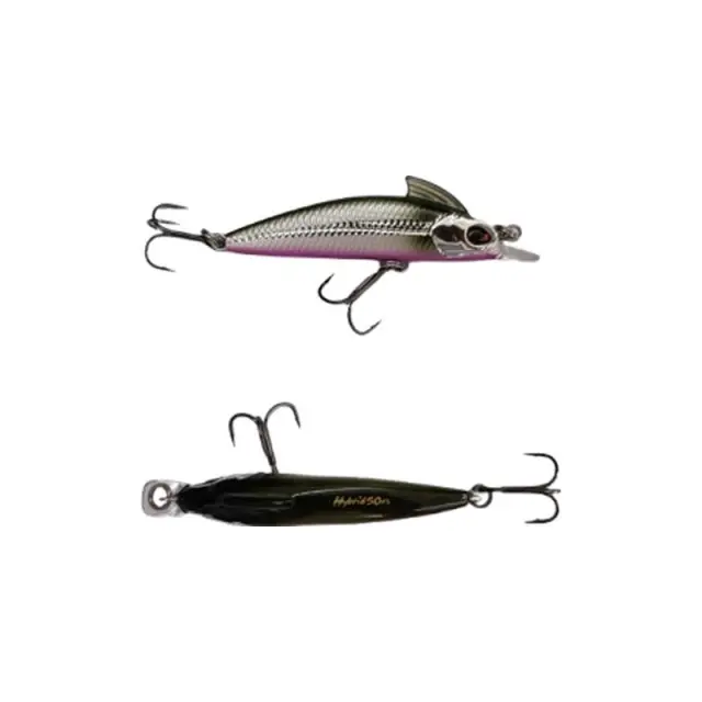 Mechanic Lures Hybrid 50FS – Ένα Εξαιρετικό Sinking Minnow 50mm για Ελαφρύ Ψάρεμα με Βάρος 5.5gr Black Purple Belly