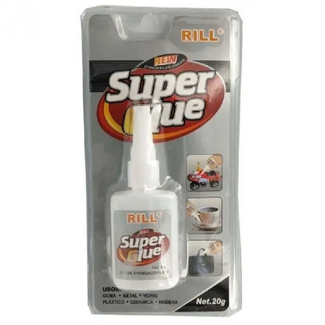 Κυανοακρυλική κόλλα ισχυρής δράσης - 20gr - RL9200 - Super Glue Rill - 669206 2