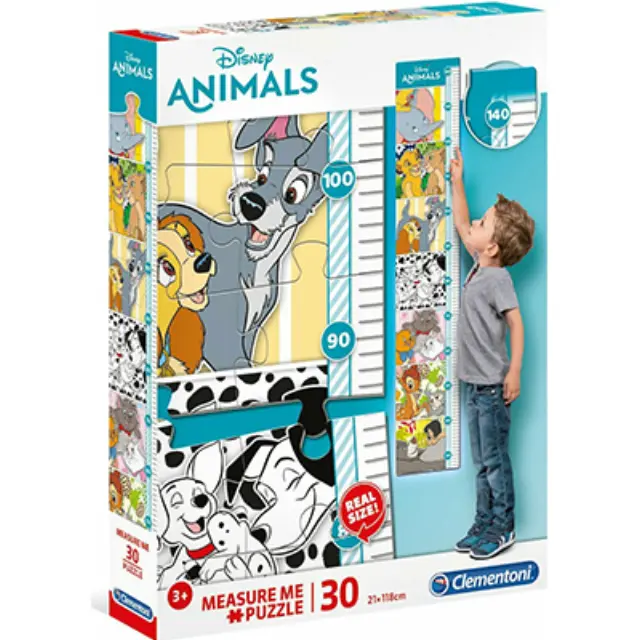 Clementoni Puzzle Αναστημόμετρο XXL 150CM Disney Animals 30Piec (20335)