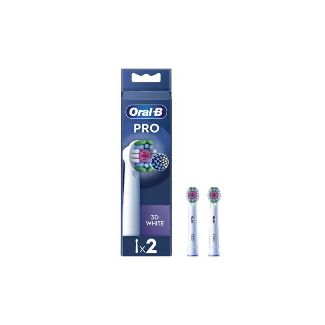 White Pro Bright Advanced Cleaning & White Ανταλλακτικές Κεφαλές Για Ηλεκτρική Οδοντόβουρτσα Για Προηγμένο Καθαρισμό & Λεύκανση 2τμχ