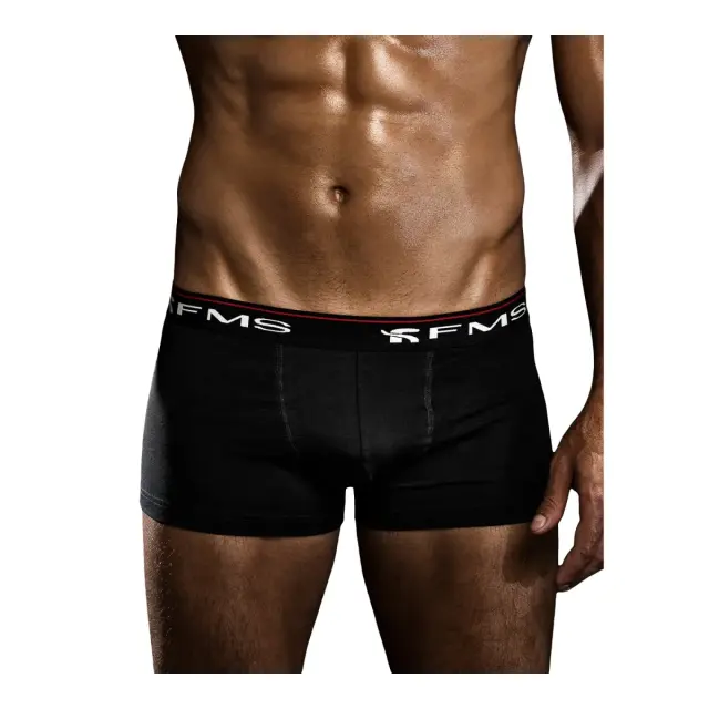 FMS Boxer Smart Buy - Τριπλό Πακέτο, Χρώμα Μαύρο/Γκρι/Μπλε