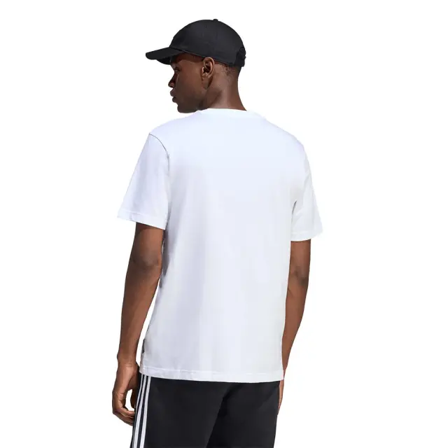 adidas Sportswear Men's Modern Essentials Graphic Tee Άσπρο - Μαύρο JZ4994 (adidas Sportswear) - XXLarge 2