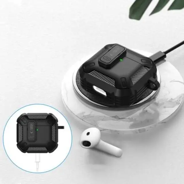 Tech-protect Carbonox Apple Airpods 4 / 5 Black 3