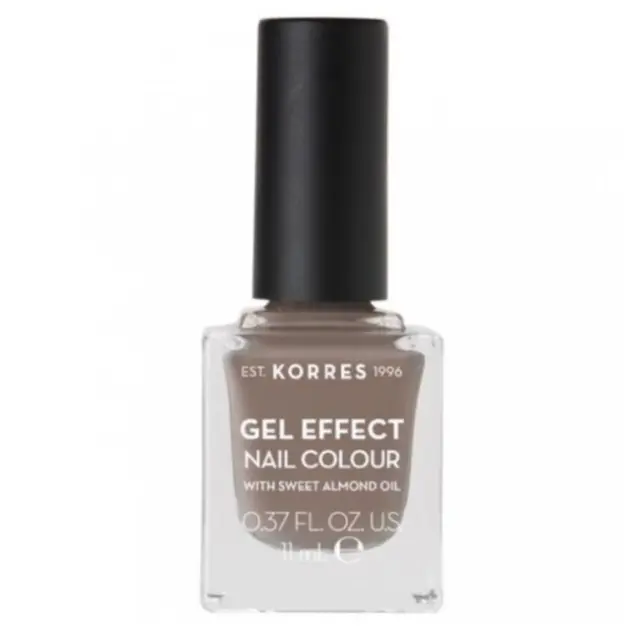 ΚΟΡΡΕΣ Βερνίκι Νυχιών Gel Effect Nail Color 95 Stone Grey Με Αμυγδαλέλαιο 11ml
