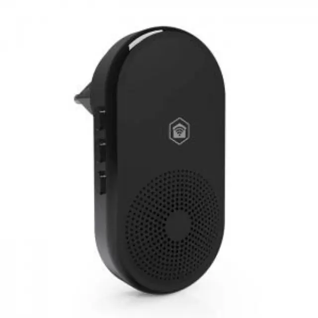 Ασύρματο plug-in smart εσωτερικό κουδούνι, σε μαύρο χρώμα. 3