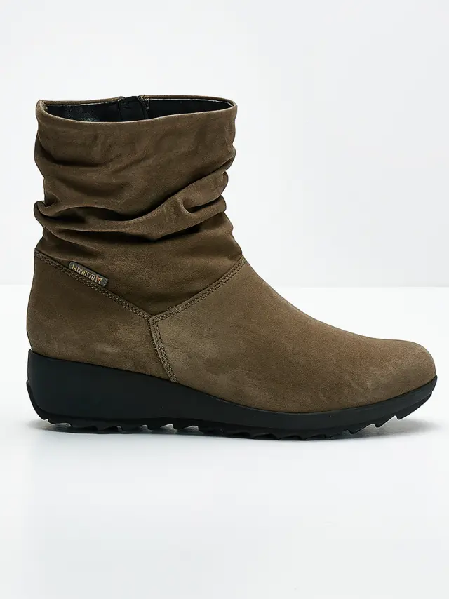 Mephisto Μποτάκια Γυναικείο δέρμα Nubuck Καφέ MEP/AGATHA WALNUT 3