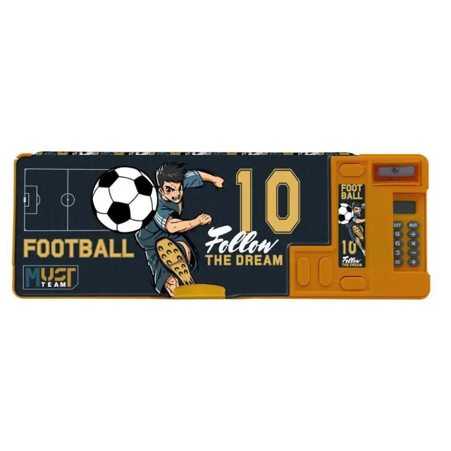Κασετίνα Must Team Με Μαγνητικό Κούμπωμα 26X9X3.2εκ Football/ 0586132F (Must)