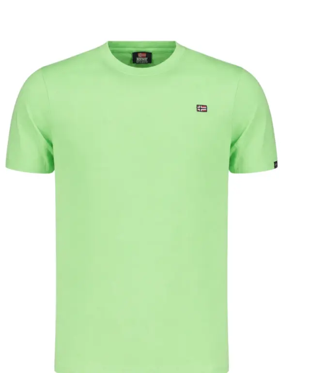 Norway Nautical School - Ανδρικό T-shirt Κοντομάνικο 836010-LIME Λαχανί