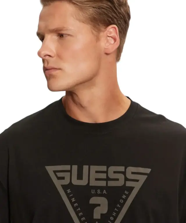 Guess - Ανδρικό T-shirt Essential Logo Z4BI02I3Z14-JBLK Μαύρο 3