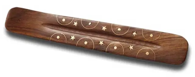 Βάση για Aρωματικά Stick Καφέ - Ξύλινη Star