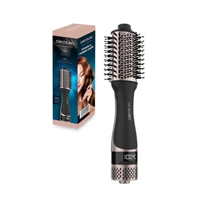 Cecotec Ηλεκτρική Βούρτσα Μαλλιών Bamba CeramicCare Unique 1200W Black (654)