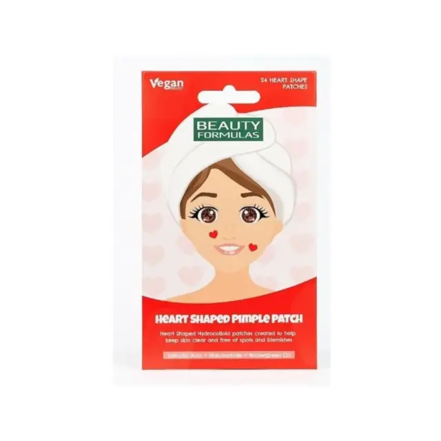 Beauty Formulas Heart Shaped Pimple Patches 24τμχ