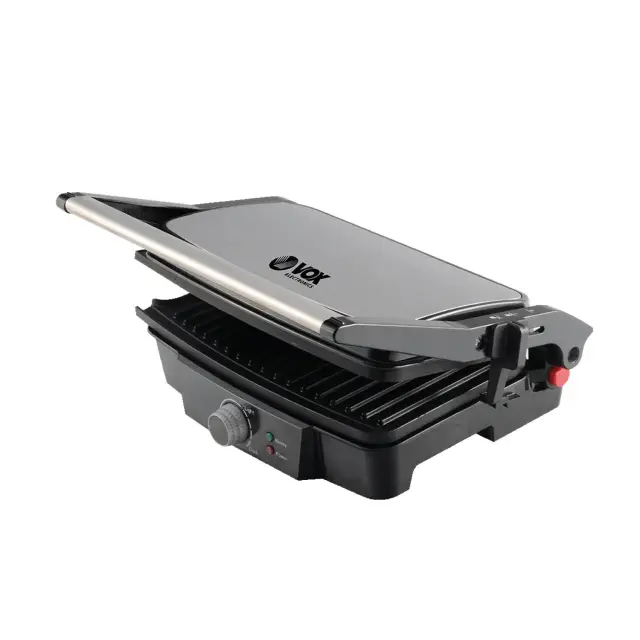 Grill Επαφής Με Αντικολλητικές Πλάκες Αλουμινίου Και Θερμοστάτη 1500W VOX KG160A by ArteLibre