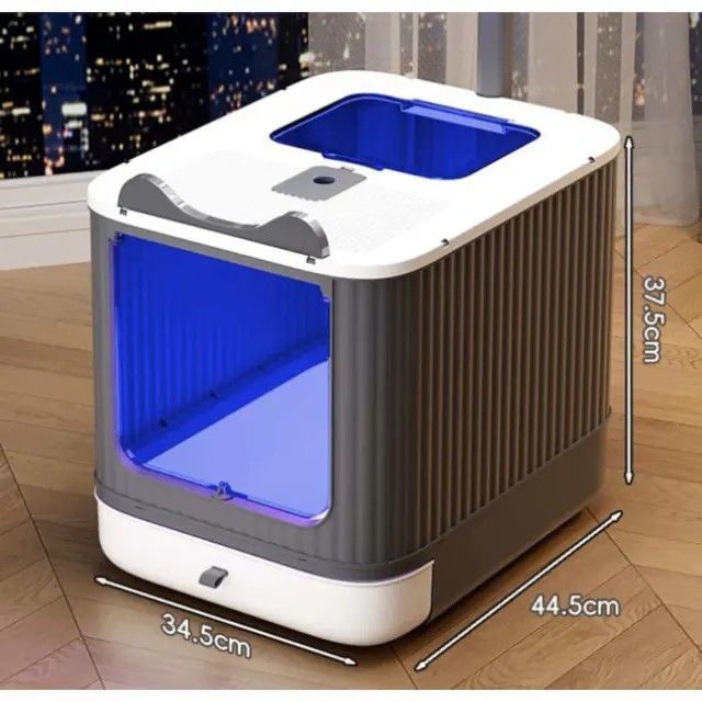 Τουαλέτα Γάτας Με UV-Light Κλειστού Τύπου 34.5x44.5x37.5cm