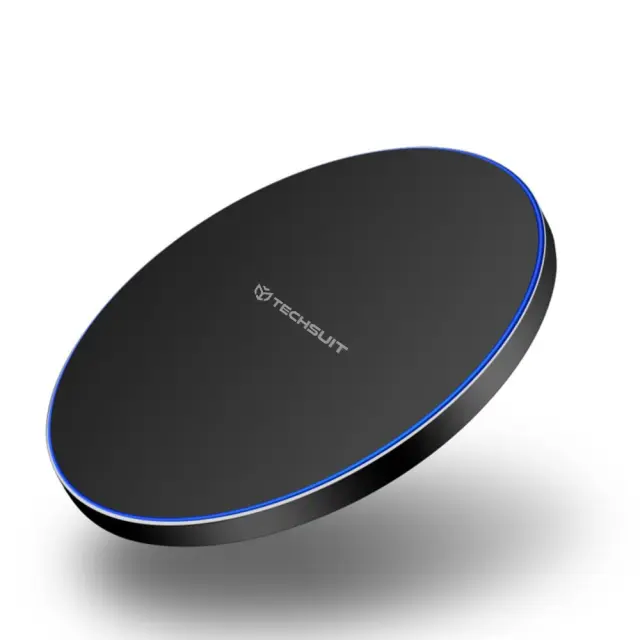 Techsuit Mobile Wireless Charger for Phone RGB Colors 10W Black