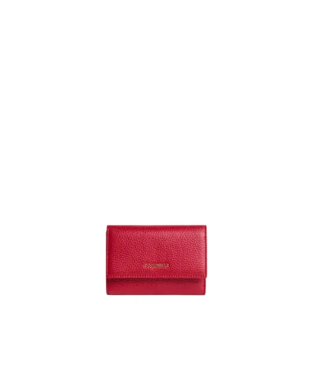 Coccinelle - Γυναικείο Πορτοφόλι Metallic Medium E2MW5116601-R02 Κόκκινο