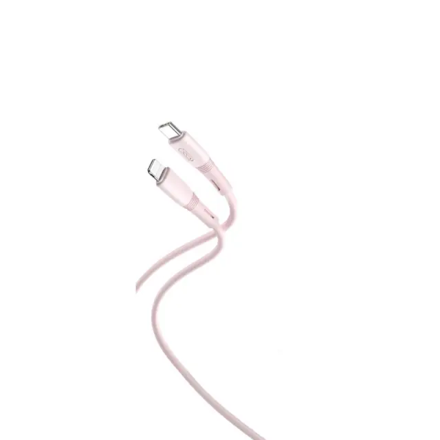 XO NB-Q226A Καλώδιο Φόρτισης - Data 27W Type-C σε Lightning 1m Ροζ 16.005.0249 2