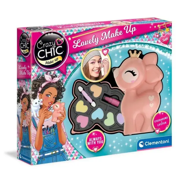 Clementoni® Crazy Chic Lovely Make Up Fawn Παιδικό Μακιγιάζ