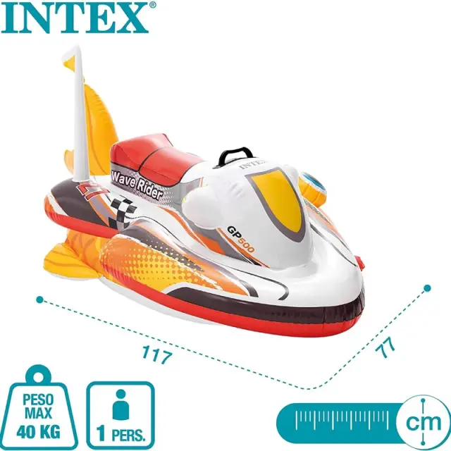 Intex φουσκωτό Wave rider Ride-On 1.17cm x 77cm #57520NP – Wet set 2