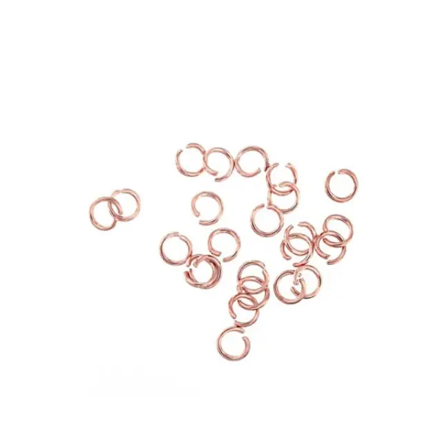 Ανοικτοί Κρίκοι Ø3mm Ανοξείδωτο Ατσάλι 304 Rose Gold ~20τεμ