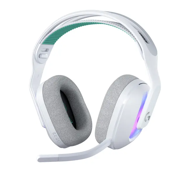 Logitech G522 Lightspeed Ασύρματο Over Ear Gaming Headset με σύνδεση Bluetooth / USB Λευκό