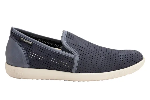 Mephisto Μοκασίνια-Loafers Ανδρικό δέρμα Nubuck Μπλέ MEP/ULRICH NAVY 3