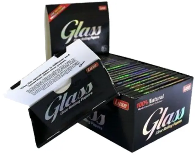 Glass Clear Χαρτάκια - Διάφανο - 1¼ 24τεμ.