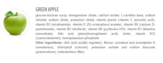 Extrifit Iontex Liquid green-apple, 1000-ml 3
