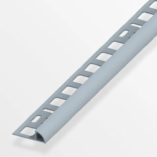 Προφίλ Πλακιδίων Προστατευτικό Λευκό PVC 6mm 1m