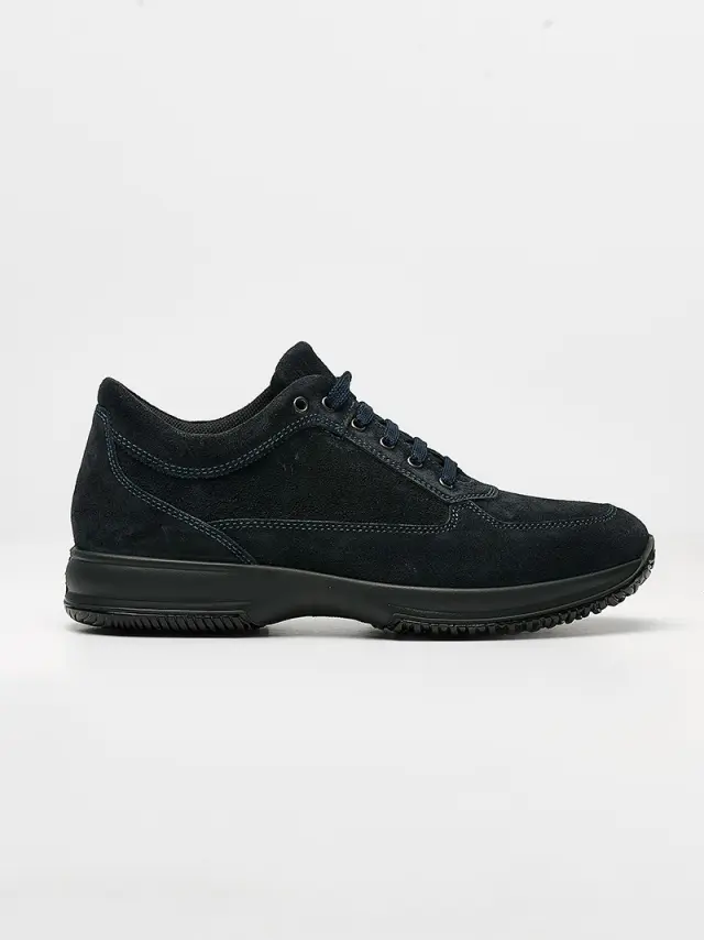 Imac Sneakers Ανδρικό δέρμα Nubuck Μπλέ IMA/651610 NOTTE 2