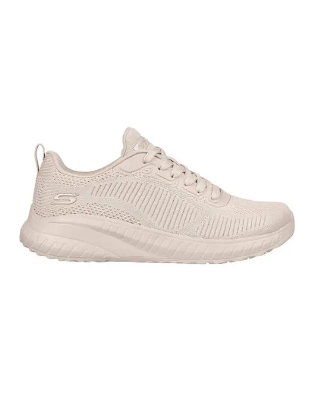 Skechers Bobs Squad Chaos Γυναικεία Sneakers Λευκά 117209-NUDE