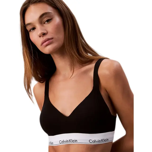 Calvin Klein Γυναικείο Μπουστάκι Lift - Icon Cotton Modal, Χρώμα Μαύρο