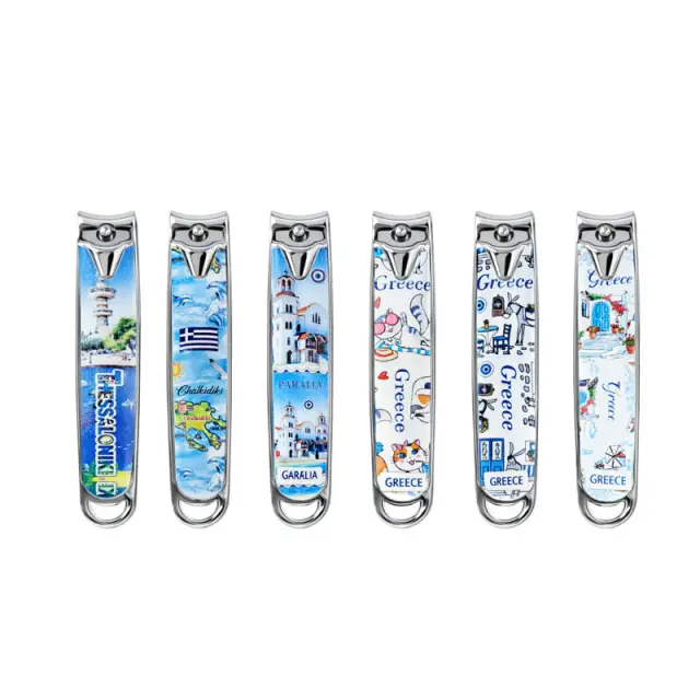 Νυχοκόπτης Με Σχέδια Ελλάδας 12τμχ - Greece Design Nail Clipper 12pcs 091141 2