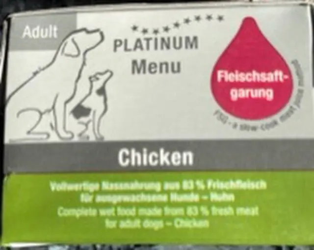 Platinum Menu Μαγειρευτή FSG Υγρή Τροφή Σκύλου Adult Με Κοτόπουλο 90gr Μονόχρωμο
