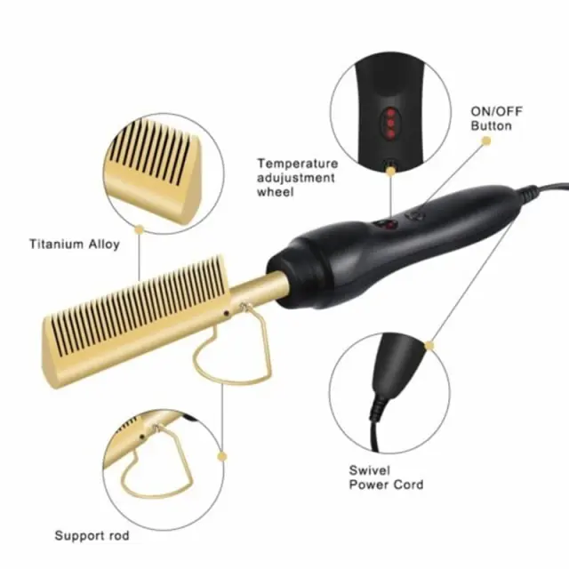 Ηλεκτρική Χτένα Μαλλιών και Γενιών - Hair Press Comb 141809 3
