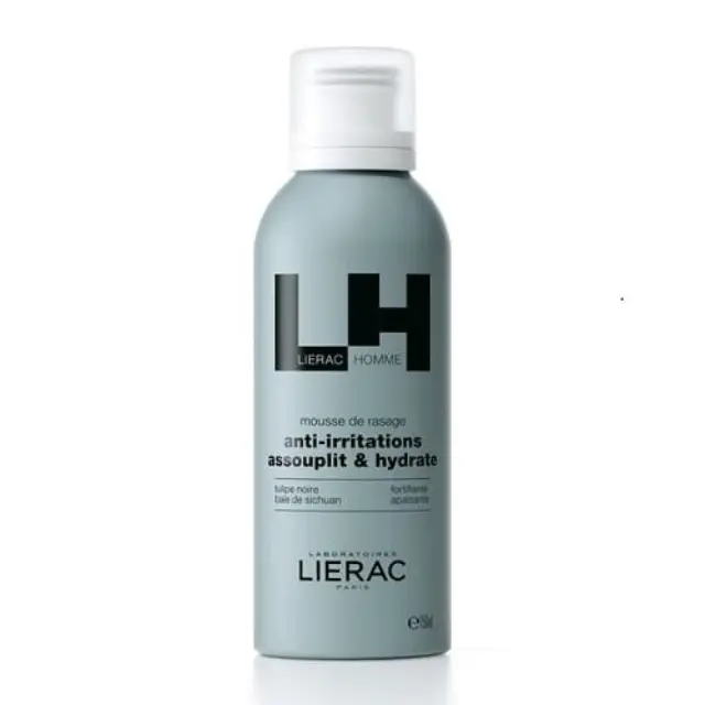 Lierac Homme Anti-Irritation Shaving Foam Αφρός Ξυρίσματος κατά των Ερεθισμών που Απαλύνει και Ενυδατώνει, 150ml