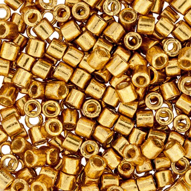 Χάντρα Miyuki Delica 8/0 - DBL1832 - Duracoat Galvanized Gold ~7gr
