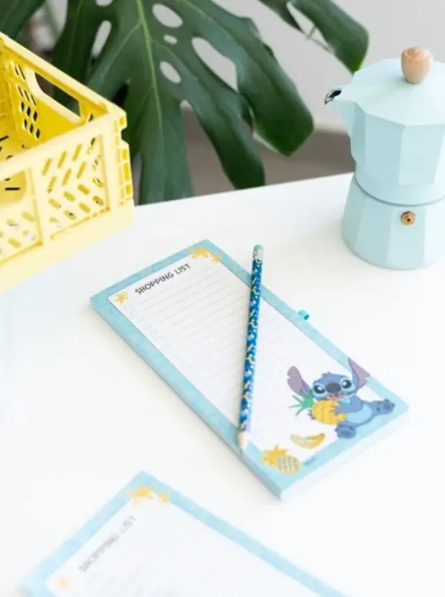 Lilo + Stitch - STITCH - Magnetic Shopping List + Pencil (Σημειωματάριο για ψώνια + Μολύβι) Με Μαγνήτη (NMGE011) 3