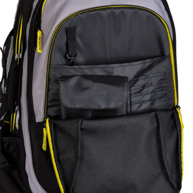 KIZER Kizer Bag Τσάντα - Μαύρο/Γκρι/Κίτρινο