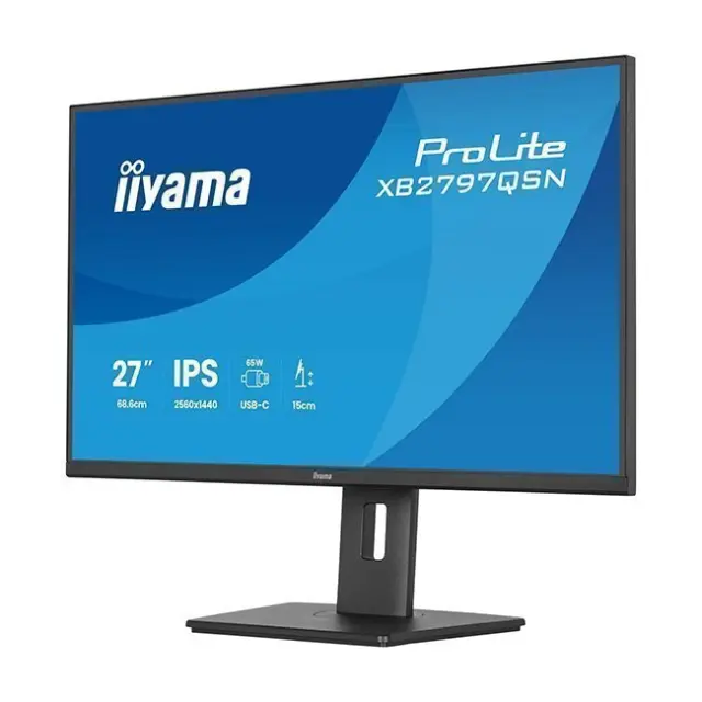 IIYAMA Monitor 27" ProLite XB2797QSN IPS QHD Black (XB2797QSN-B1) 2