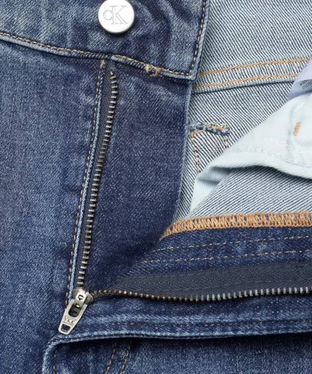 Calvin Klein - Ανδρική Βερμούδα Jeans Denim Regular Ckunfiltered J30J325073-1BJ Μπλε 3